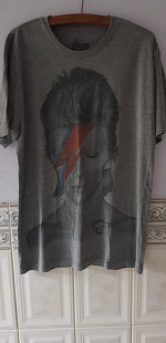 Футболка "Bowie" (25% cotton / 50% polyester / 25% rayon, 2XL)