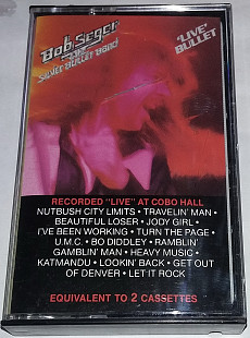 BOB SEGER AND THE SILVER BULLET BAND Live Bullet. Cassette US