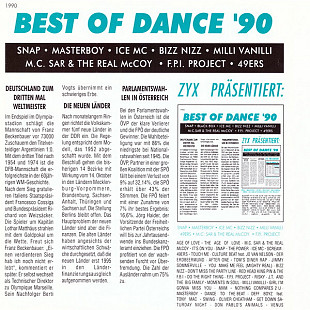 Best Of Dance '90 ( ZYX 10036-2 Germany )