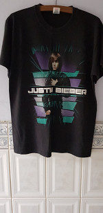 Футболка "Justin Bieber" (100% cotton, L, Morocco) б/у