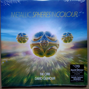 THE ORB & DAVID GILMOUR ( PINK FLOYD )  METALLIC SPHERE IN COLOUR ( COLUMBIA/L/SONY DGORB 001LP ) 20