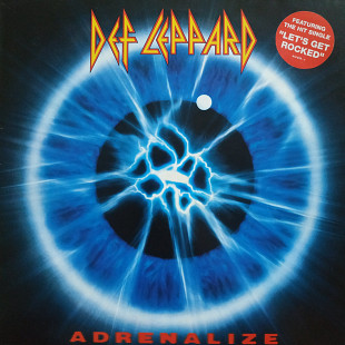 Def Leppard Adrenalize UK first press lp vinyl