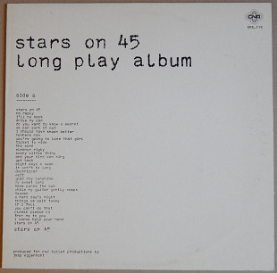 Stars On 45 – Long Play Album (CNR – 655.115, Holland) NM-/NM-