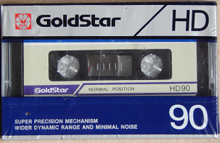 Аудиокассета GoldStar HD 90 (1986 год выпуска)