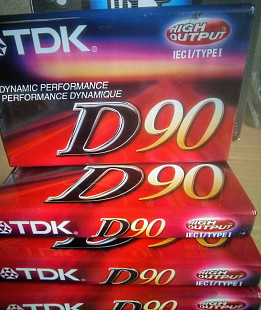 Чисті в упаковці TDK D 90 В ідеальному стані