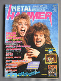 METAL HAMMER Англия №2 Январь 28 1988 журнал с плакатами отличное состояние