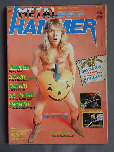 METAL HAMMER Англия №18 Сентябрь 12 1988 журнал с плакатами отличное состояние