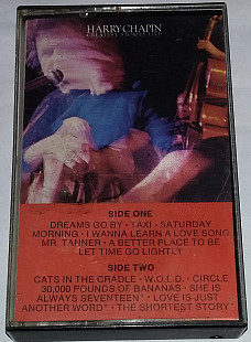 HARRY CHAPIN Greatest Stories - Live. Cassette US