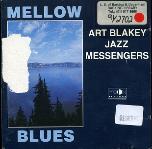 Art Blakey & The Jazz Messengers - – Mellow Blues ( Italy ) JAZZ