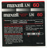 Maxell LN 60 Japan BIAS NORMAL EQ 120 ms