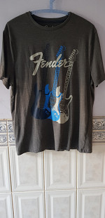 Футболка "Fender" (60% cotton/40% polyester, L, Bangladesh)