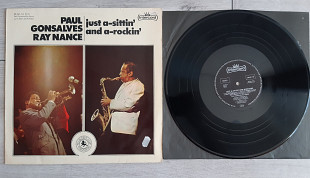 PAUL GONSALVES / RAY NANCE JUST A-SITTIN' AND A-ROCKIN' ( BLACK LION / INTERCORD 24 447-1U ) 1973 G