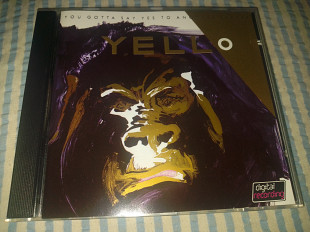 Yello "You Gotta Say Yes To Another Excess" CD Made In Germany.