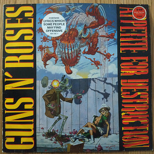 Guns 'N Roses Appetite for Destruction EU first press lp vinyl