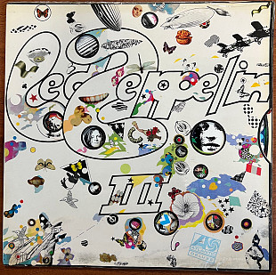 Led Zeppelin III. 1970 UK, LP, Album, Red/Blum, Gatefold, First Pressing, Atlantic 2401 002, Rare