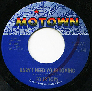 Four Tops ‎– Baby I Need Your Loving