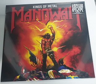 MANOWAR "Kings Of Metal" 12"LP transparent blue vinyl