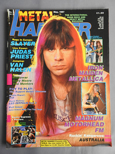 METAL HAMMER Англия №5 Май 1987 журнал с плакатами отличное состояние