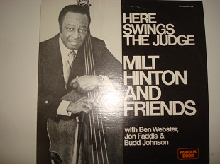 MILT HINTON AND FRIENDS With Ben Webster Jon Faddis & Budd Johnson – Here Swings The Judge 1975 USA