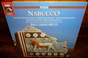 Коллекционные виниловые пластинки (Germany) =GIUSEPPE VERDI*/RICARDO MUTI= 1986 “Nabucco” (2Lp Box)