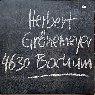 Herbert Grönemeyer – 4630 Bochum /1984/