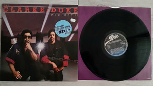 STANLEY CLARKE & GEORGE DUKE THE CLARCKE / DUKE PROJECT II ( EPIC EPC 95688 A1/B1 ) STICKER 1983 HOL