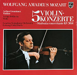 Wolfgang Amadeus Mozart – 5 Violinkonzerte + Sinfonia Concertante KV 364 Box Set 3LP