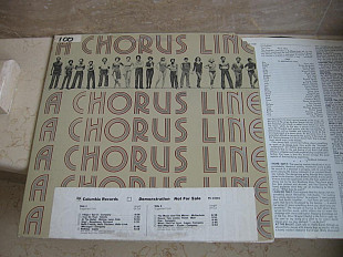 A Chorus Line - Original Cast Recording (USA) LP