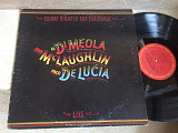 Al Di Meola + John McLaughlin + Paco De Lucia ‎– Friday Night In San Francisco ( USA ) LP ***