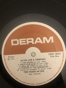 Alvin lee & company -1972, vg+/vg+ без ex, майже nm