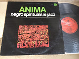 Anima ‎– Negro Spirituals And Jazz ( Yugoslavia ) JAZZ LP