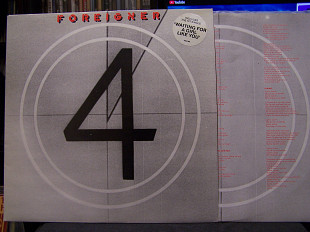 Foreigner 4.1981. NM- EX+/ EX ENGL.A1/B1(green/orange lable) rare