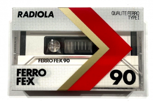 Аудіокасета Radiola FERRO FE-X 90 Type I Normal position cassette касета Belgium