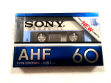 Аудіокасета SONY AHF 60 Type I NORMAL position cassette касета