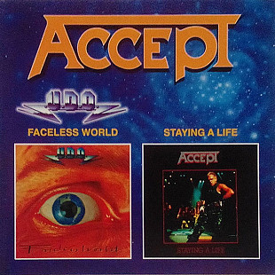 U.D.O. , Accept – Faceless World / Staying A Life ( 2 x CD )