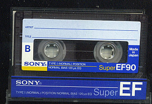 Audio Cassette Аудио кассета - Sony Super EF 90