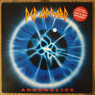 Def Leppard Adrenalize UK first press lp vinyl