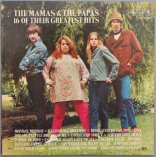 The Mamas & The Papas ‎– 16 Of Their Greatest Hits (Різдвяна ціна 199грн)