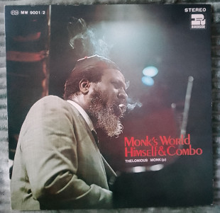 Thelonious Monk – Monk's World Himself & Combo 2LP (1970, Riverside Rec MW 9001-2, Mono, Stereo, GF,