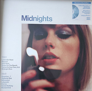 Taylor Swift "Midnights"(Moonstone Blue Vinyl)