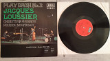 JACQUES LOUSSIER TRIO - CHRISTIAN GARROS PIERRE MICHELOT PLAY BACH 2 LP ( DECCA .6.21423 ) 1965 G