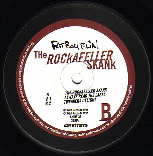 Вінілова платівка Fatboy Slim - The Rockafeller Skank 12"