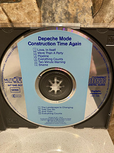 Depeche Mode-83(86) Construction Time Again Blue Stripe 2-nd Issue W. Germany No IFPI Rare!
