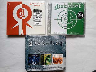 Продам фірмовий CD Disbelief - Disbelief / Infected 2cd, 66Sick, 3cd- box