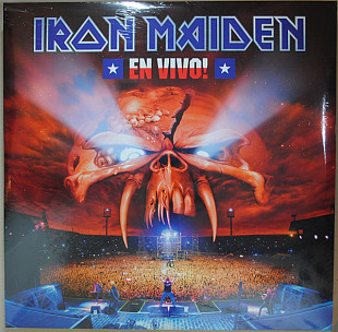 IRON MAIDEN LP "En Vivo!" - 2012, EU reissue 2017