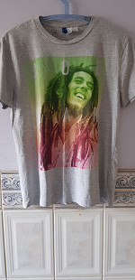 Футболка "Bob Marley" (95% cotton/5% viscose, M, Bangladesh)