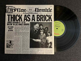 Jethro Tull ‎– Thick As A Brick, 1972, LP, France