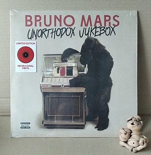 Bruno Mars - Unorthodox Jukebox LP Neon Coral Vinyl edition