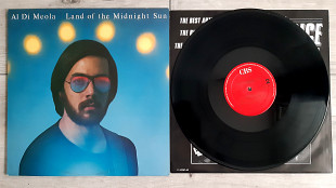 AL DI MEOLA with Jaco Pastorius LAND OF THE MIDNIGHT SUN ( CBS 32027 A1/B1 ) 1976 HOLL