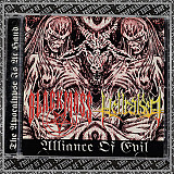 BLACK MASS/HELLRAISED "Alliance of Evil" split m-cd